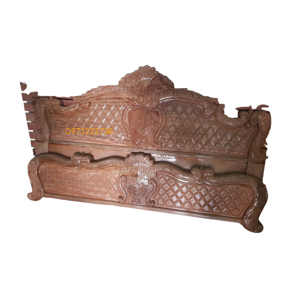 Giường 1.8x2M MS G03 - Gỗ Lát Chun